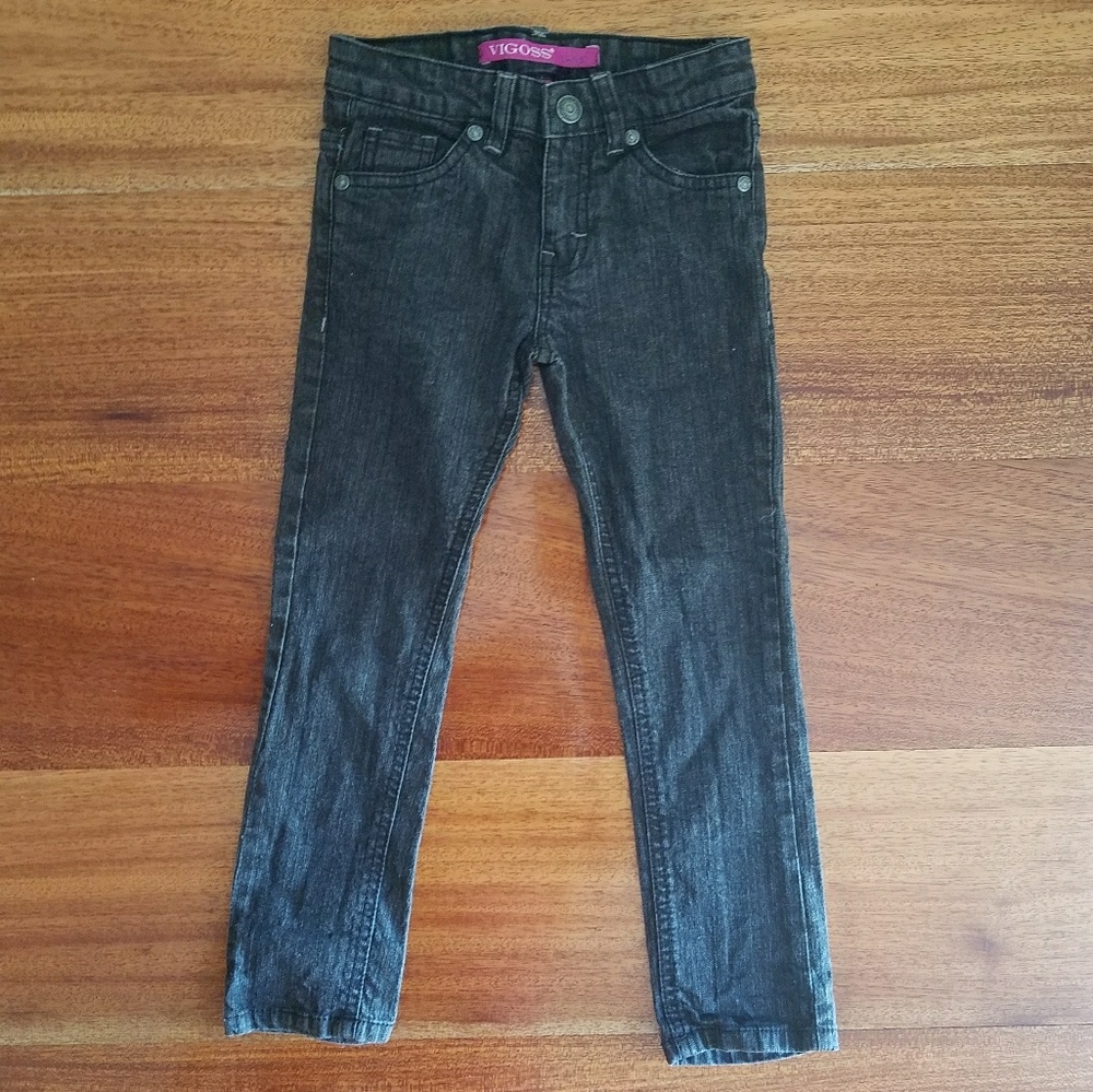 little girl Vigoss black skinny jeans
